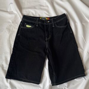 Empyre Black Kids' Shorts with white Accent